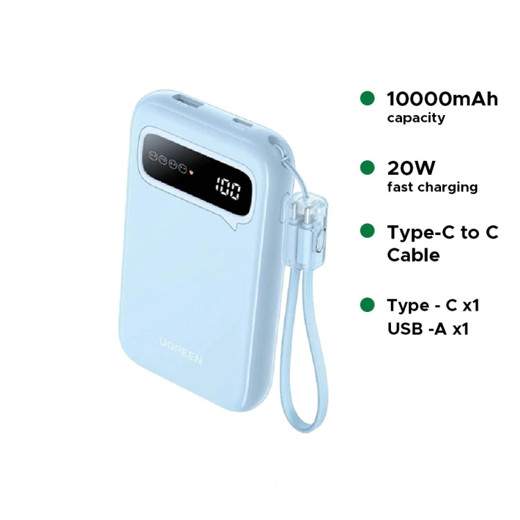 UGREEN-10000mAh-20W-Two-way-Fast-Charging-Power-Bank