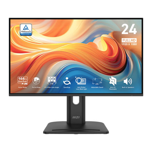 MSI Pro MP245PG E14 23.8" Inch 144Hz 1ms FHD Ultra Slim Frameless Monitor With Adjustatble Stand (3 YEARS WARRANTY)