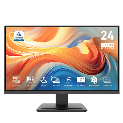 MSI Pro MP243L E14 24.5" Inch 144Hz 1ms FHD IPS Productivity Monitor (3 YEARS WARRANTY)