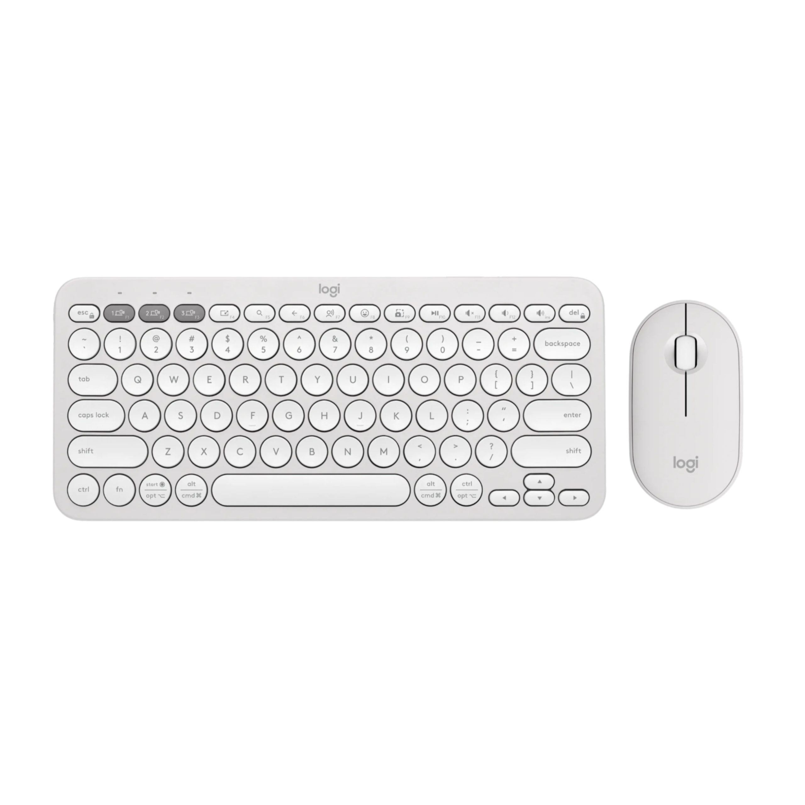LOGITECH PEBBLE 2 COMBO (Tonal White)